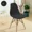 Black, variant on 1/2/3/4Pcs Family Pack Chair Cover Waterproof Adjustable Seat Cover Thin in Summer Dining Room Antifouling Removable,Wine red