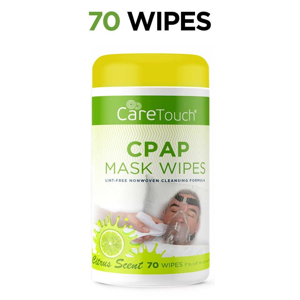 Care Touch Cpap Mask Wipes, Citrus scent/Lint Free - 70 Wipes - Walmart.com