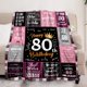 thumbnail image 2 of LHSHID 50th Birthday Gifts for Women Unique Happy Birthday Fleece Throw Blanket Funny 50 Years Old Birthday Decorations Gifts Best 50th Birthday Gfit Ideas for Mom Wife Sister Friends 50x60in, 2 of 6