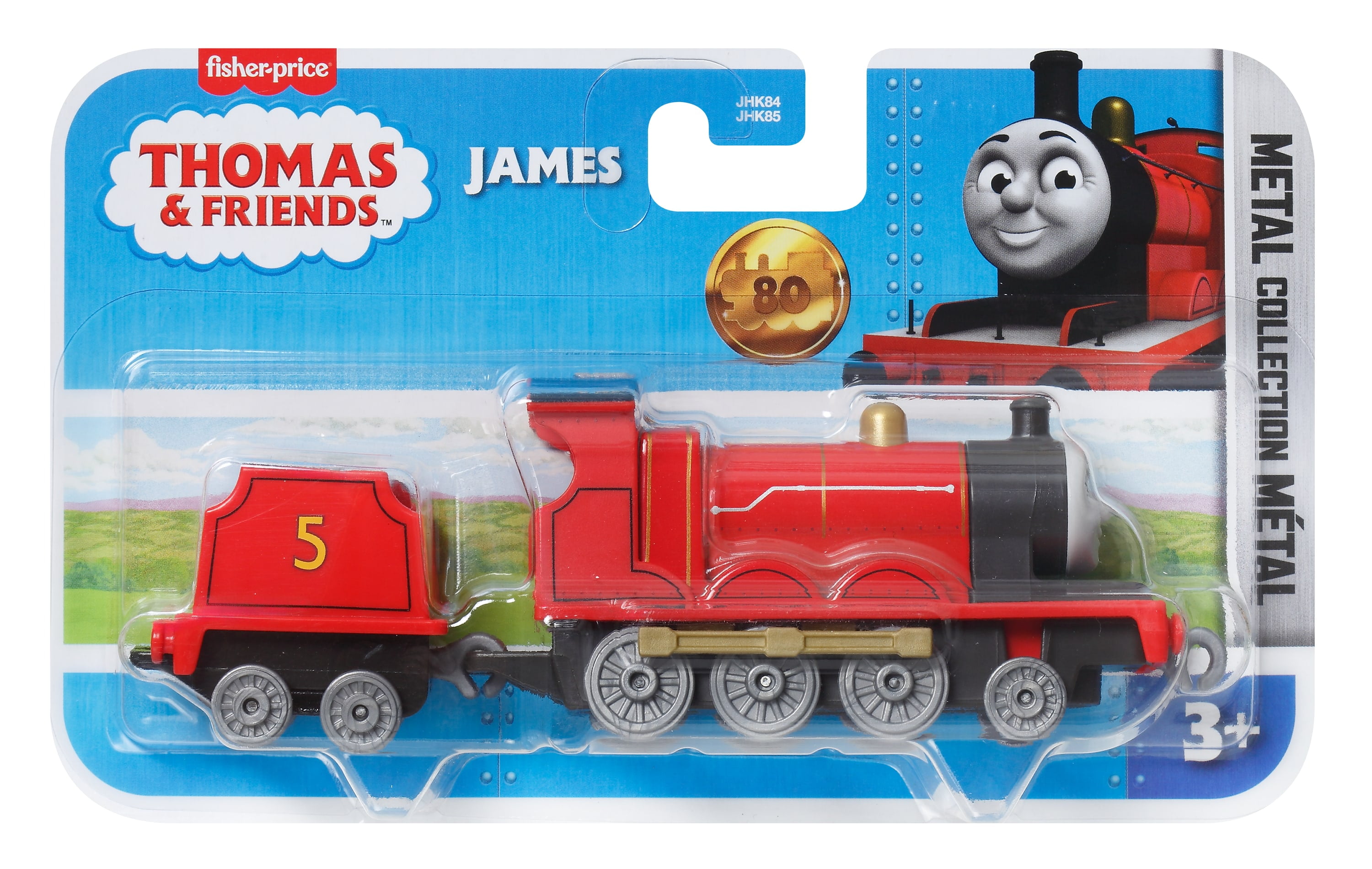 Thomas & Friends by Fisher-Price Large Die-Cast James Engine, Push