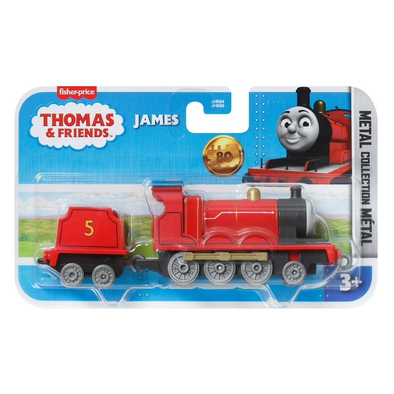 Thomas & Friends by Fisher-Price Large Die-Cast James Engine, Push