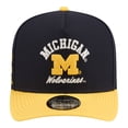 thumbnail image 2 of Men's New Era  Navy/Maize Michigan Wolverines Two-Tone Arched 9FIFTY Snapback Hat, 2 of 7