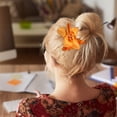 thumbnail image 6 of DEEPCRAFF 10-Pack Decorative Flower Hair Clips in Assorted Colors, Stylish Hair Accessories for Beautiful and Charming Hairstyles, 6 of 7