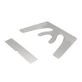 thumbnail image 3 of OULII Plaque de Mâchoire Maxillaire 2 Pcs Argent Acier Inoxydable Protection Buccale pour Confort du Patient, 3 of 8
