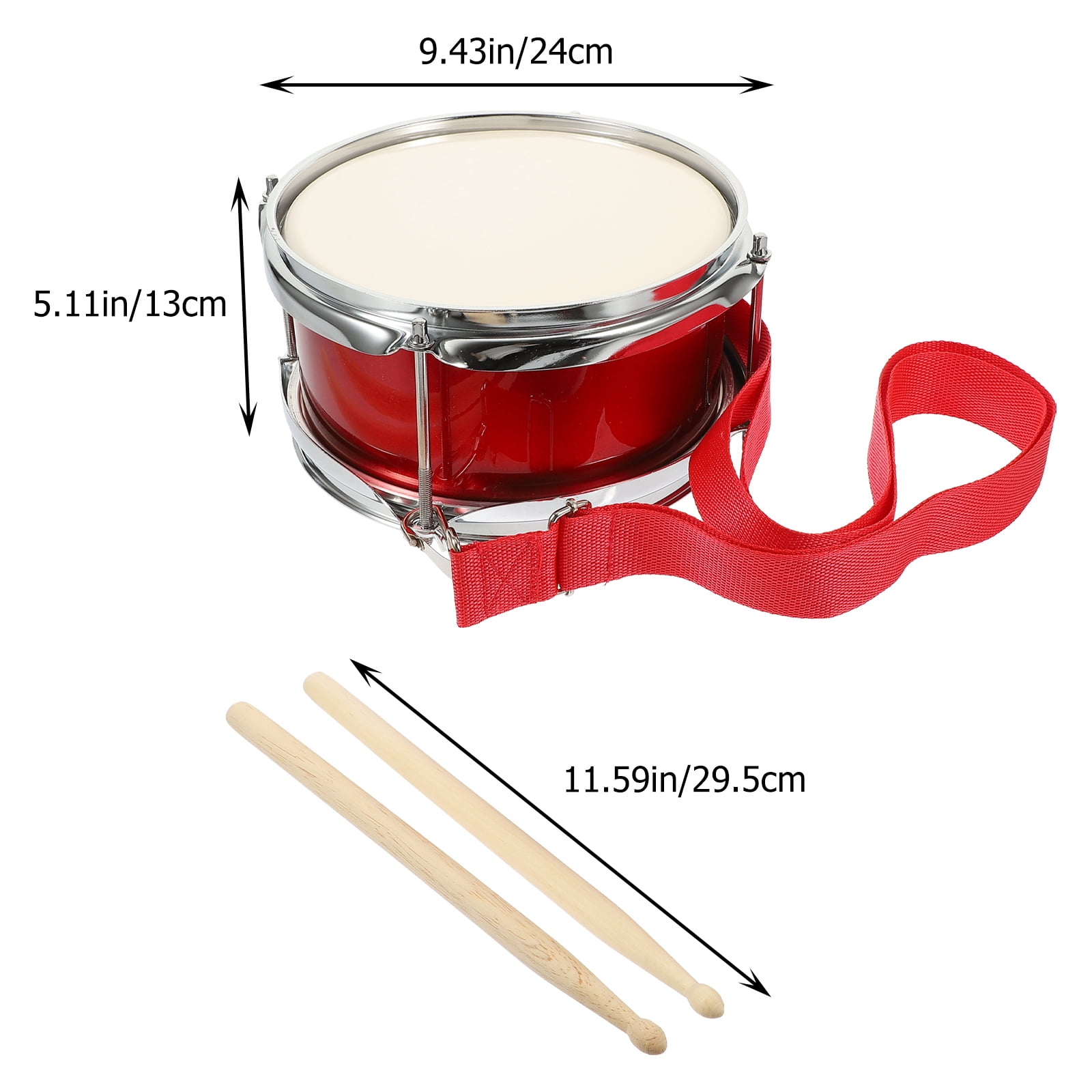 Raindrops 1 Set Children's Toy Snare Drum with Drumsticks Percussion Instrument