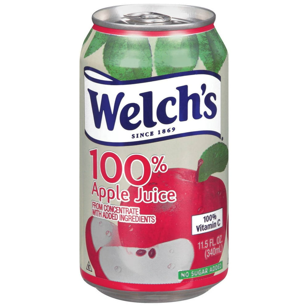 Welch's Apple Juice, 11.5 oz PK of 24