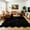 Black, variant on HIWEAVER White 5' x 7' Ultra-Soft Scalloped Rug for Living Room Indoor Non Slip Non-Shedding Floor Cover Easy Clean Fuzzy Fluffy Solid Carpet for Bedroom Playroom Dorm