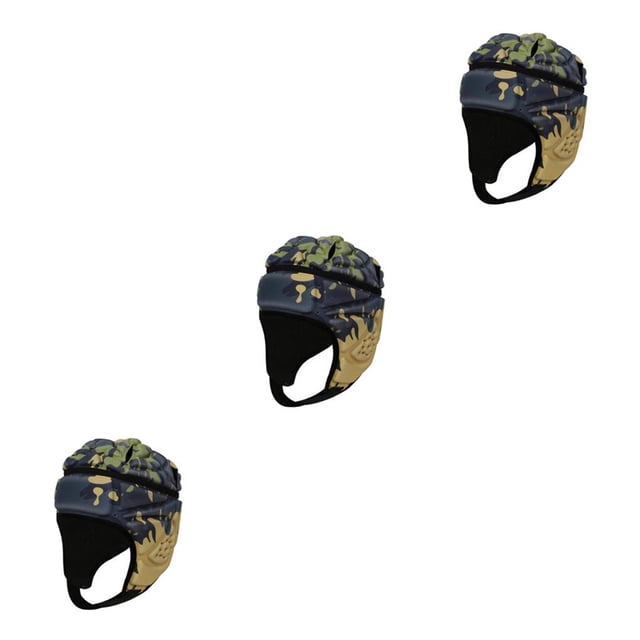 Naiovety EVA Goalkeeper Rugby Soccer Football Hat Head Protector Guard Rugby Type1 NO1
