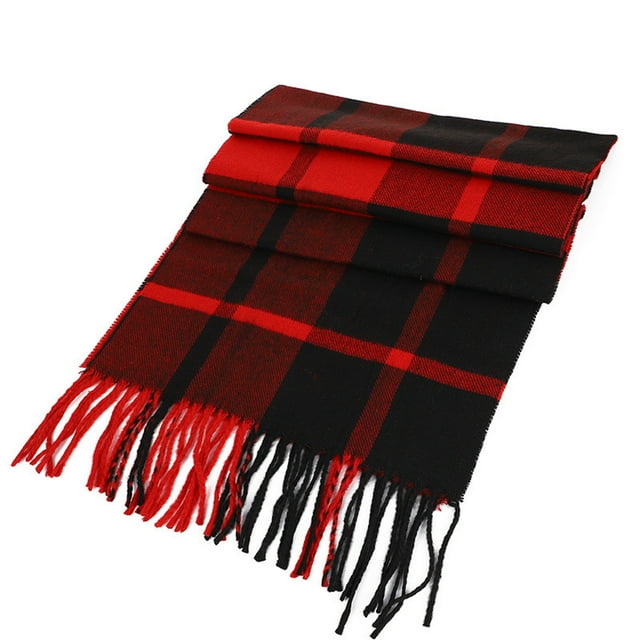 Lana Feel Bufanda caliente suave ligero escocés Escocia Check Tartán Plaid Regalo para Hombres Mujeres Niños