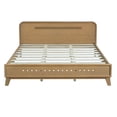 thumbnail image 6 of Miekor Furniture PINE SOLID WOOD QUEEN SIZE BED, SOLID AND STABLE, NO BOX SPRING NEEDED, RUSTIC YELLOW COLOR No9238, 6 of 9