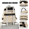thumbnail image 3 of FORMRS Mini Backpack Purse for Women Quilted Travel Daypack Casual Shoulder Bag, Beige Chickens Pattern, 3 of 7