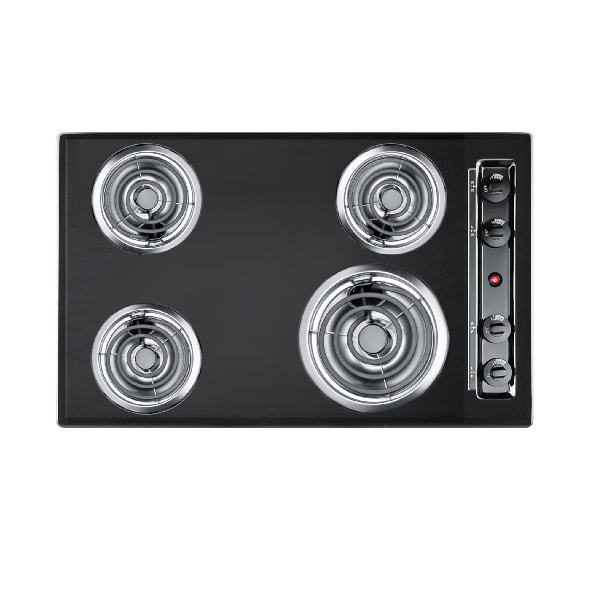 30" Wide 4Burner Coil Cooktop
