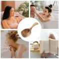 thumbnail image 2 of MUSEYA Household Long Handle Water Scoop Wood Ladle Brown Home Use 1Pack, 2 of 8