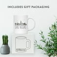 thumbnail image 4 of Koyal Wholesale Colorful City Skyline Graphic Ceramic Coffee Mug, Las Vegas, 4 of 5