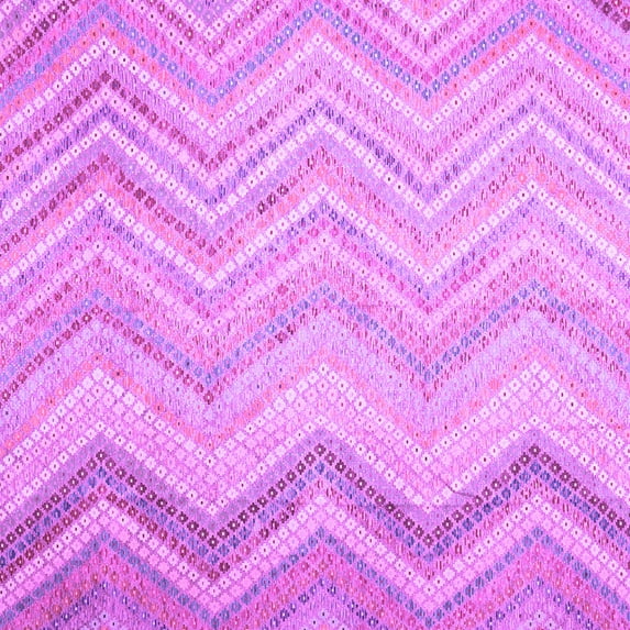 Ahgly Company Indoor Square Southwestern Purple Country Area Rugs, 5' Square