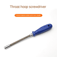 thumbnail image 3 of 2X 7mm Flexible Hex Screwdriver 90 Degree Bendable Nutdriver Hex Socket Hose Clamp Screw Driver Hand Tools for Car, 3 of 9