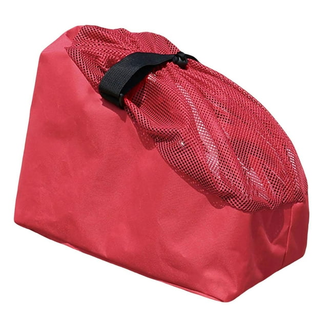 Bolsa de almacenamiento para zapatos de patinaje sobre hielo, resistente al desgaste, portátil, para niños Rojo