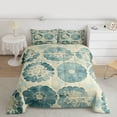 thumbnail image 2 of Feelyou Ink Flower Floral Bedding Comforter Set, Retro Green Watercolor Twin Comforter Sets, Teens Adult Women Girl Reversible Bedding Set, Super Cozy Room Decor, 2pcs, 2 of 8