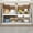 White#0, variant on Adjustable Kitchen Storage Rack Expandable Cabinet Organizer for Dishes & Spices White or Black Plastic Tiered Shelf 20.8-34.6 Inch Countertop Organizer