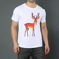 thumbnail image 2 of Graphic Tees Baggy Shirts for MenDeer- Crew Neck Streetwear T Shirts Casual Summer Sports Best Sizes, 2 of 5