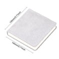 thumbnail image 3 of Square Woven Fabric Cover Blank Notebook 200 Pages, 145×145mm Pocket Hardbound Journal, Textured Cloth Pocket Notepad for Daily Planner Schǒ-ǒl Office Notes, 3 of 8