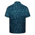 thumbnail image 4 of Fnnxeal Mens Polo Shirts Collared Print Casual Short Sleeve Summer Golf Multicolor Polo Shirts for Men Size 3XL, 4 of 5
