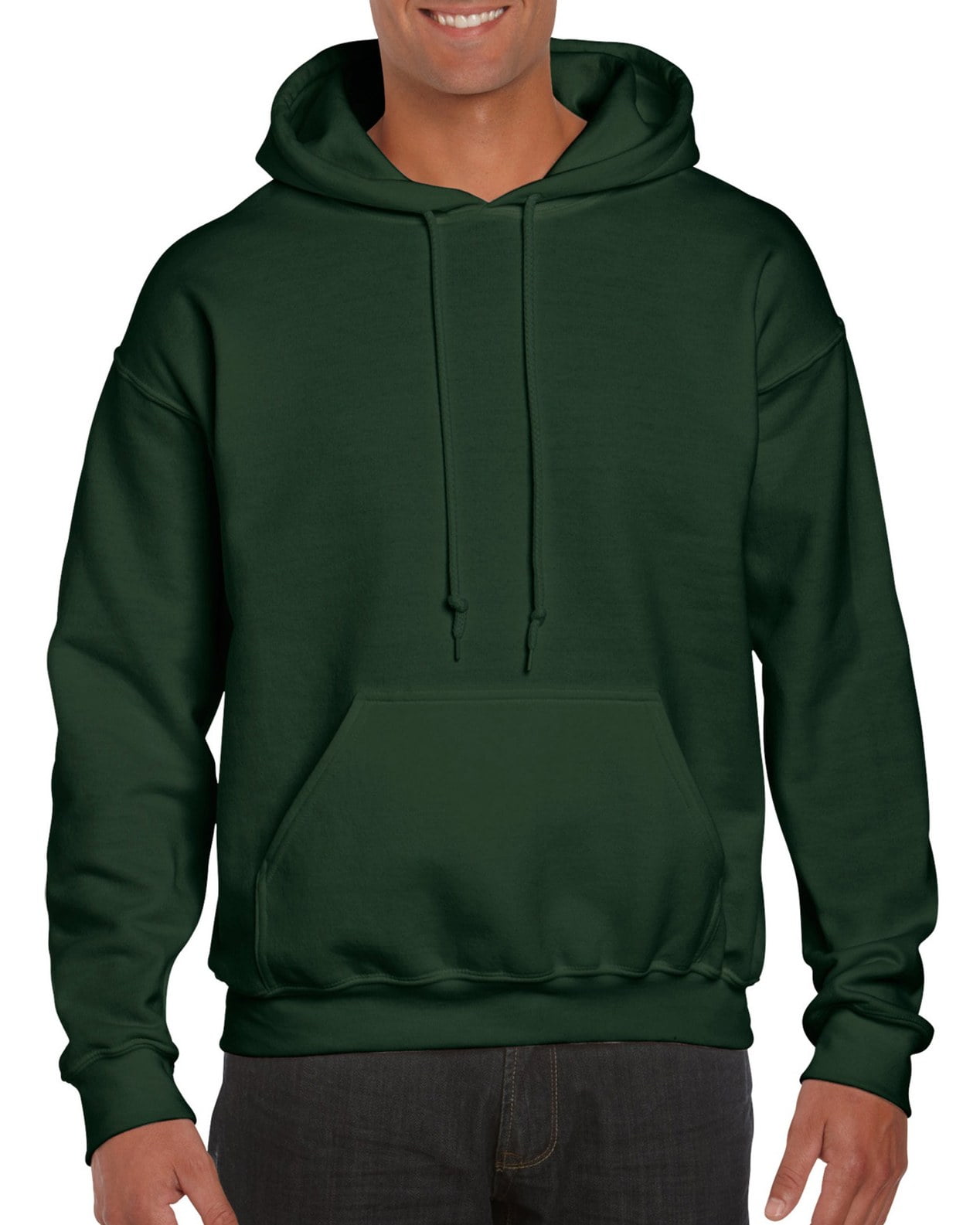 Gildan - Adult DryBlend® Adult 9 oz., 50/50 Hooded Sweatshirt - FOREST ...