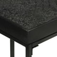 thumbnail image 6 of vidaXL Console Table Black 43.3"x13.8"x29.9" Solid Acacia and Mango Wood, 6 of 10