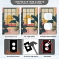 thumbnail image 3 of Yayeee Toggle Light Switch Wall Plate 1-Gang 4.5"x2.7" Home Decorative Outlet Cover, Pink Sunset, 3 of 7