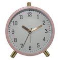 thumbnail image 2 of YAOMOBB Desk Clock Mute Alarm Clock Sweeping Movement Retro Nordic Style Night Light Dial, 2 of 6
