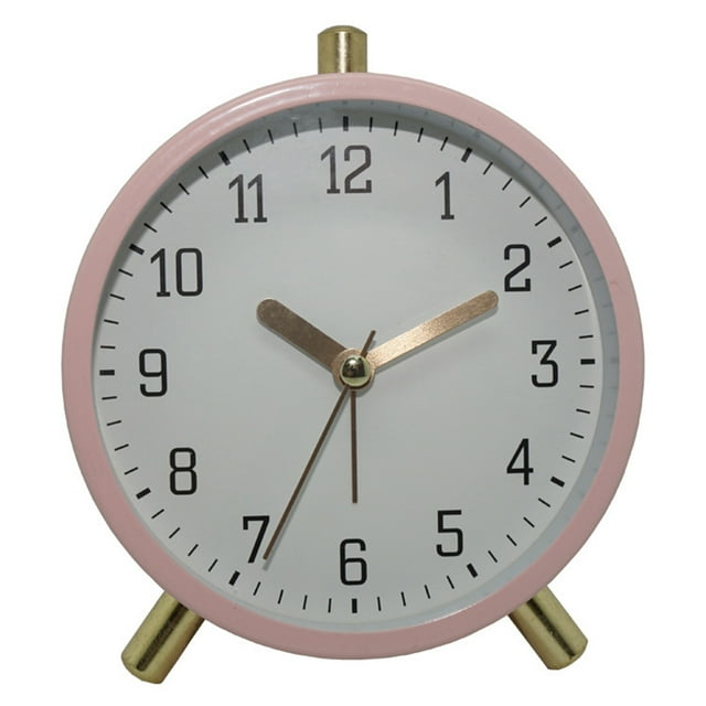 LCXmlly Petite Horloge Mouvement Silencieux Réveil Style Nordique Rétro Horloge Numérique Simple