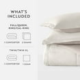 thumbnail image 5 of Noble Linens 2-Piece Natural & Latte Reversible Down Alternative Comforter Set, Twin/Twin XL, 5 of 12