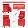thumbnail image 6 of AECOJOY Tool Chest Rolling Tool Chest& Cabinets with Wheels Tool Organizer Box for Garage Workshop (Red）, 6 of 9