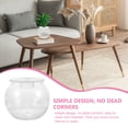 thumbnail image 2 of SEWACC Clear Plastic Fish Bowl Fish Tank Round Aquarium For Home 1Set, 2 of 8