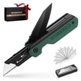 thumbnail image 1 of Cuchillo plegable/navaja multiusos WORKPRO 2 en 1 con 10 cuchillas, 1 of 8