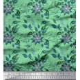thumbnail image 1 of Soimoi Cotton Duck Fabric Triangle,Leaves & Floral Artistic Print Fabric by the Yard 42 Inch Wide, 1 of 1