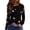 Pink #041, variant on Valentine Day Shirts Womens Crew Neck Long Sleeve Loose Tunic Tops Love Heart Print Casual Summer T Shirts Black M