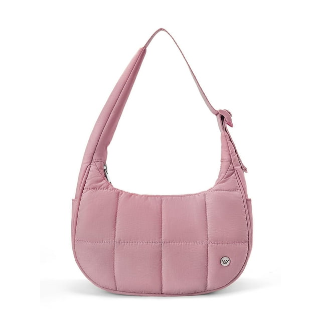 Bolso de hombro WESTBRONCO Small Puffer Crescent de nylon para mujer