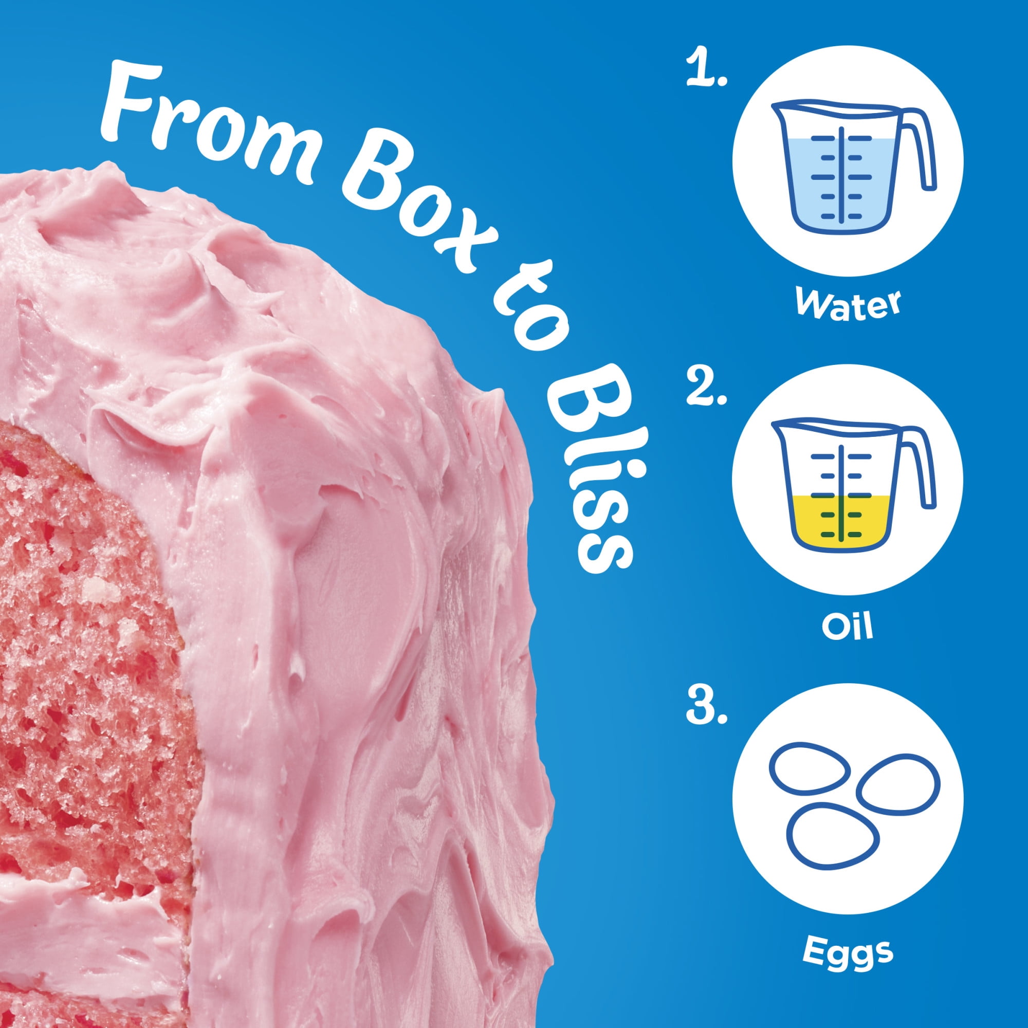 Pillsbury Moist Supreme Strawberry Cake Mix, 15.25 oz Box