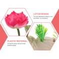 thumbnail image 3 of unbranded Lotus Artificial Para Acuario En Color Sandía Planta Decorativa Para Peceras, 3 of 5