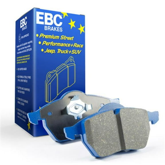 EBC Brakes DP51775B Bluestuff NDX Full Race Brake Pads Fits select: 2006-2021 MAZDA MX-5 MIATA, 2017-2020 FIAT 124 SPIDER
