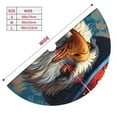 thumbnail image 3 of Yiaed Surreal Bald Eagle Gentleman Print Christmas Tree Skirt , Tree SkirtsTree Mat for Christmas Winter Holiday Indoor Decorations-36", 3 of 7