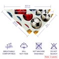 thumbnail image 2 of Football Pack of Two Translucent Light and Breathable Chiffon Yarn Dog Bandanas - 40.6x40.6x58/16x16x22.8in, 53.3x53.3x76.2/20.9x20.9x30 in, 2 of 5