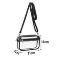 thumbnail image 7 of Segolike Clear Crossbody Bag, Transparent Purse Purse Universal, Versatile Jewelry Bag Waterproof Shoulder Bag, Clear Bag for Stadium Travel Gym, 7 of 7