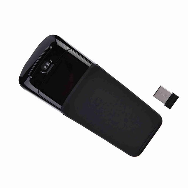 Cordless Foldable Touch Mouse for PC Notebook Smart TV - 2.4GHz Arc Mouse with USB Receiver