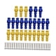thumbnail image 5 of 26x Futbolines de Mesa Futbolín Accesorios Componentes de Fácil Instalación Azul Amarillo, 5 of 8