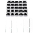 thumbnail image 4 of Kit de herramientas de costura de acero inoxidable 25 accesorios de máquina de coser de bobina de hilo de costura de rejilla Sweethay HA8194-00B, 4 of 6
