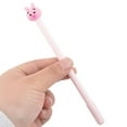 thumbnail image 5 of Office  Plastic Pig Shape 0.5mm Needle Tip Writing Gel Pen Pale Pink 5 Pcs, 5 of 5