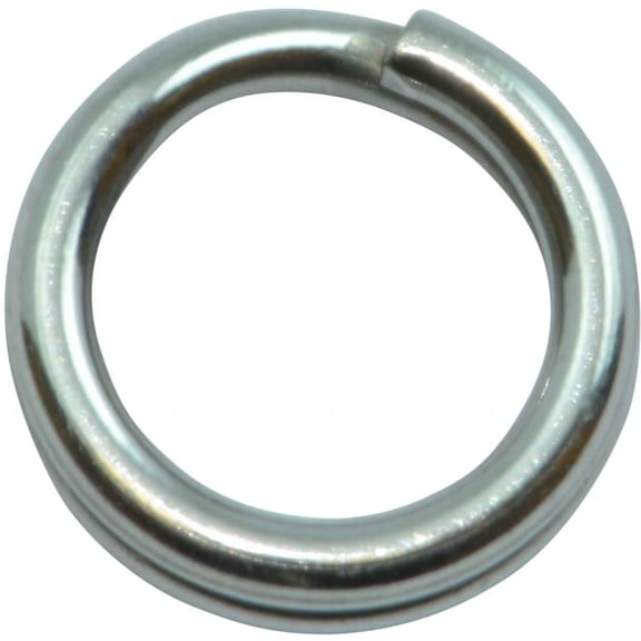 Spro SPSTLSRN-8-6 Power Split Ring Stainless Steel- Size 8, 255lb, 6Pk - SPSTLSRN-8-6