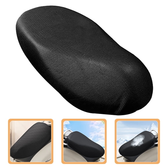 unbranded Funda Para Asiento De Motocicleta En Malla Con Protección Solar Y Material Poliéster Resistente